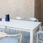 Table d'extérieur extensible jusqu'à 250 cm en métal Made in Italy - Beverly Viadurini