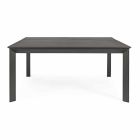 Table d'extérieur extensible jusqu'à 160 cm en aluminium Homemotion - Andries Viadurini