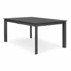Table d'extérieur extensible jusqu'à 160 cm en aluminium Homemotion - Andries Viadurini