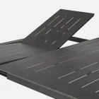 Table d'extérieur extensible jusqu'à 160 cm en aluminium, Homemotion - Andries Viadurini