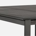 Table d'extérieur extensible jusqu'à 160 cm en aluminium, Homemotion - Andries Viadurini