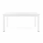 Table d'extérieur extensible jusqu'à 160 cm en aluminium Homemotion - Andries Viadurini