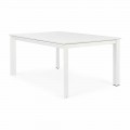 Table d'extérieur extensible jusqu'à 160 cm en aluminium, Homemotion - Andries