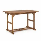Table d'extérieur extensible jusqu'à 160 cm en bois d'acacia - Nuage Viadurini