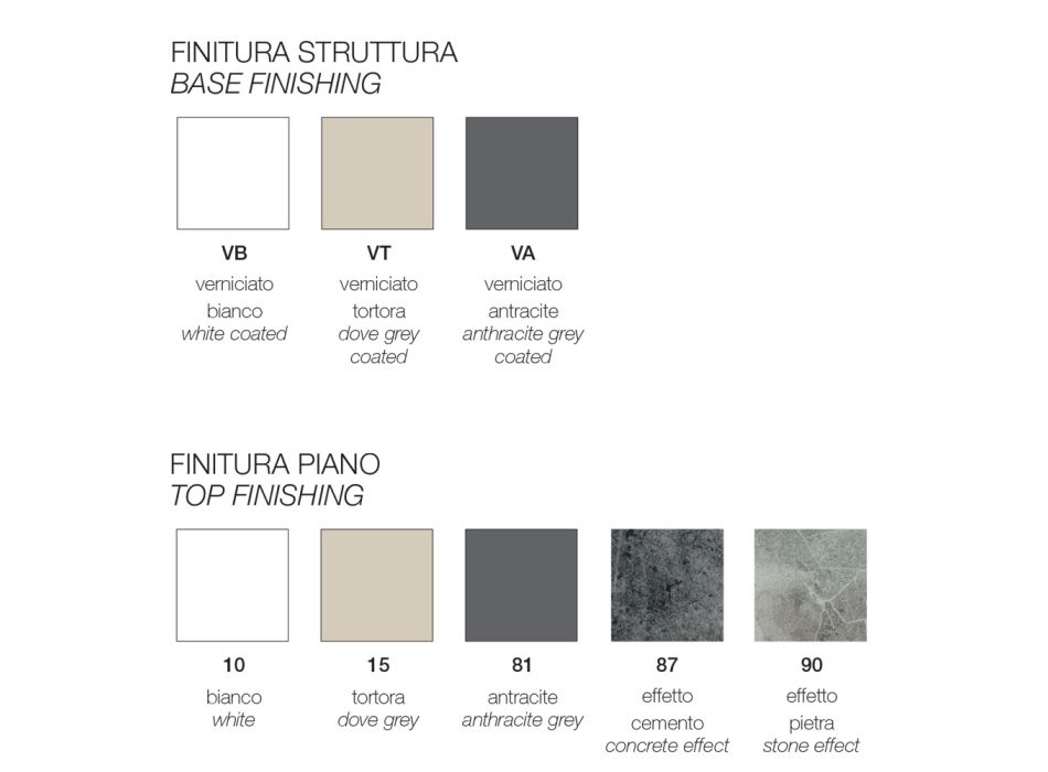 Table d'extérieur extensible jusqu'à 210 cm en Hpl Made in Italy - Anis Viadurini