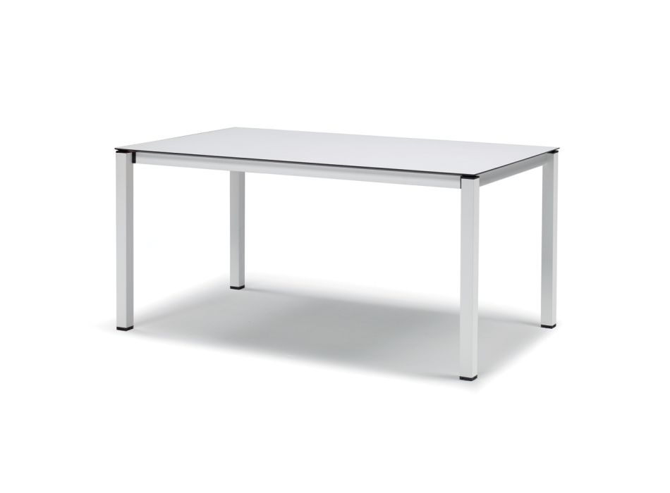 Table d'extérieur extensible jusqu'à 210 cm en Hpl Made in Italy - Anis Viadurini