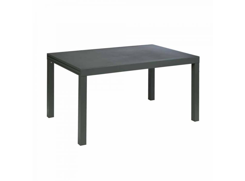 Table d'extérieur extensible jusqu'à 280 cm en métal Made in Italy - Dego Viadurini