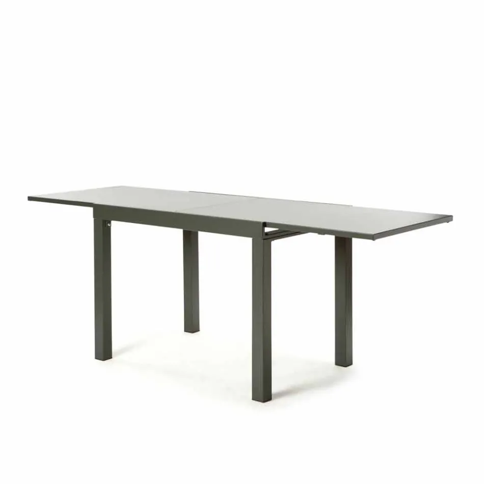 Table d'extérieur extensible jusqu'à 280 cm en métal Made in Italy - Dego Viadurini