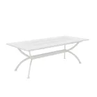 Table d'extérieur extensible jusqu'à 320 cm en acier galvanisé Made in Italy - Pearl Viadurini