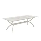 Table d'extérieur extensible jusqu'à 320 cm en acier galvanisé Made in Italy - Pearl Viadurini