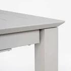 Table d'extérieur extensible en aluminium Design moderne Homemotion - Casper Viadurini