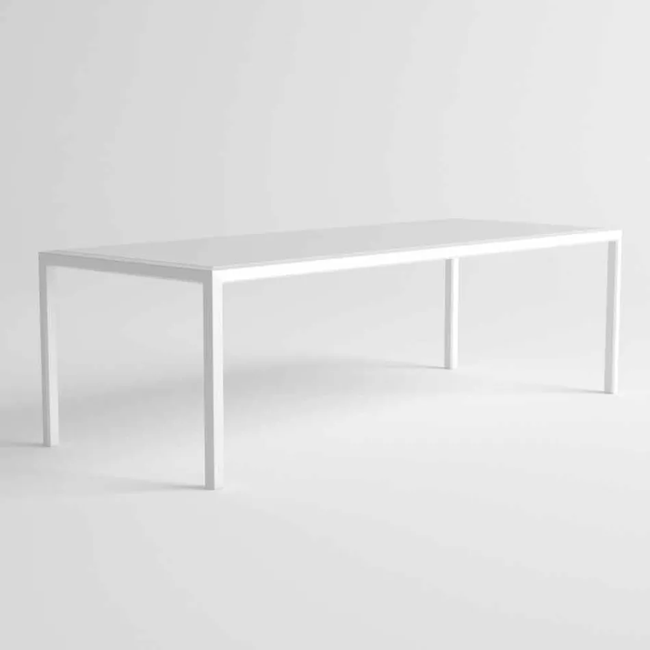 Table d'extérieur en aluminium au design moderne pour jardin - Mississippi2 Viadurini