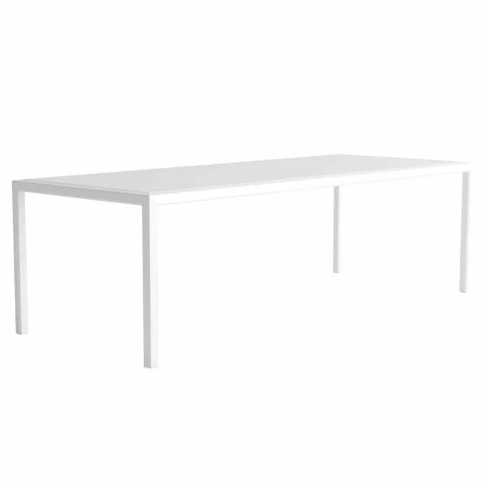 Table d'extérieur en aluminium au design moderne pour jardin - Mississippi2 Viadurini
