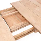 Table d'extérieur en bois de teck extensible jusqu'à 270 cm - Marie Viadurini