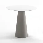 Table d'extérieur moderne en Hpl et polyéthylène mat fabriquée en Italie - Forlina Viadurini