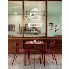 Table d'extérieur carrée fabriquée en Italie - Benedict Viadurini