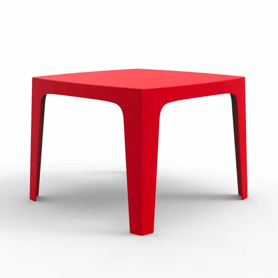 Table d'extérieur carrée pleine de Vondom en polypropylène, design Viadurini