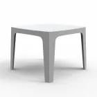 Table d'extérieur carrée pleine de Vondom en polypropylène, design Viadurini