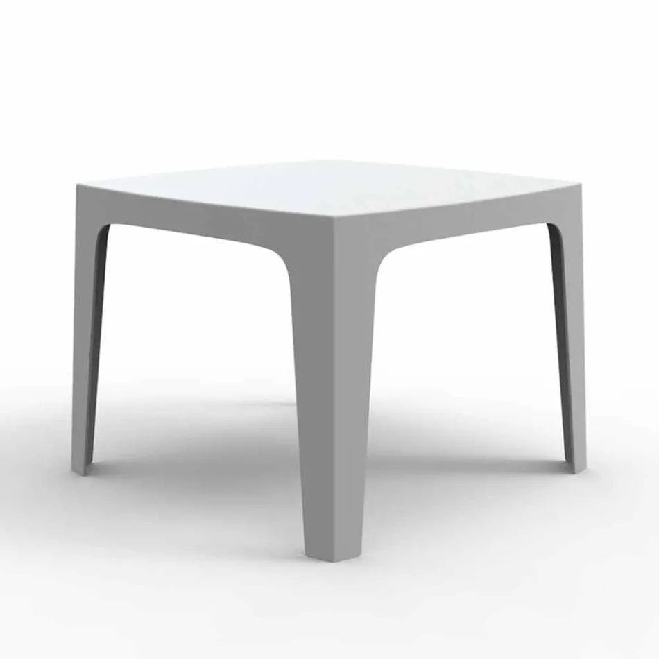 Table d'extérieur carrée pleine de Vondom en polypropylène, design Viadurini