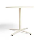 Table ronde d'extérieur diamètre 75 cm en aluminium beige - Brisea Viadurini