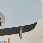 Table d'extérieur design Varaschin Ellisse en aluminium coloré Viadurini