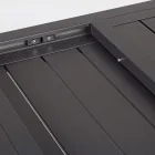 Table de jardin extensible jusqu'à 240 cm en aluminium blanc ou taupe - Franz Viadurini