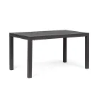 Table de jardin extensible jusqu'à 240 cm en aluminium blanc ou taupe - Franz Viadurini