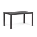 Table de jardin extensible jusqu'à 240 cm en aluminium blanc ou tourterelle - Franz