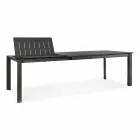 Table de jardin extensible jusqu'à 240 cm en aluminium Homemotion - Pemberton Viadurini