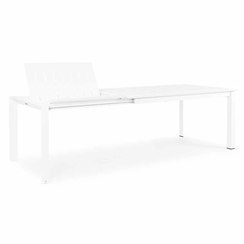 Table de jardin extensible jusqu'à 240 cm en aluminium Homemotion - Pemberton Viadurini
