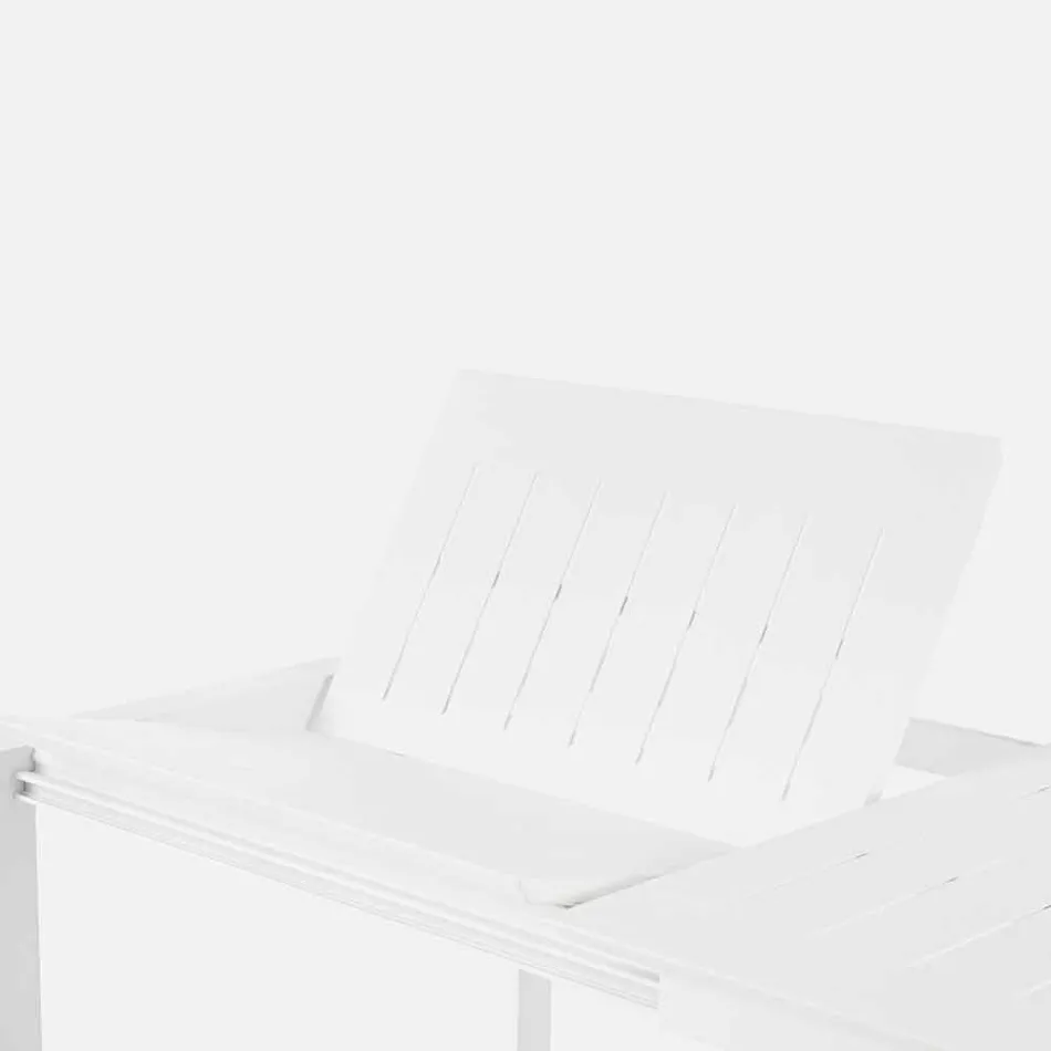 Table de jardin extensible jusqu'à 240 cm en aluminium Homemotion - Pemberton Viadurini