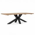Table de jardin avec plateau en bois de teck par Homemotion - Cowen Design