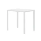 Table de jardin rectangulaire en acier galvanisé Made in Italy - Azul Viadurini