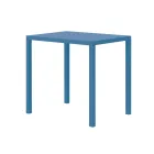 Table de jardin rectangulaire en acier galvanisé Made in Italy - Azul Viadurini