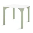 Table de jardin en Hpl avec pieds en polyéthylène fabriquée en Italie - Glen Viadurini