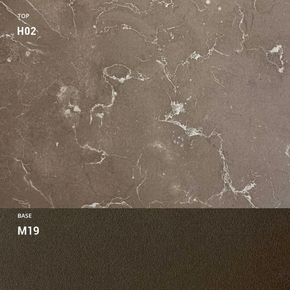 Table de jardin en HPL avec structure en aluminium Made in Italy - Carl Viadurini