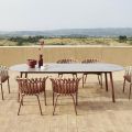 Table de Jardin Plateau Hpl Coloré Made in Italy - Emma by Varaschin