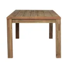 Table de jardin rectangulaire en teck recyclé - Elianto  Viadurini
