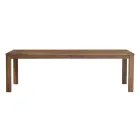 Table de jardin rectangulaire en teck recyclé - Elianto  Viadurini
