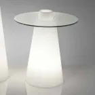 Verre en polyéthylène brillant pour table d’intérieur Slide Peak (H80) fabriqué en Italie Viadurini