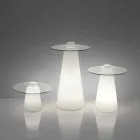 Verre en polyéthylène brillant pour table d’intérieur Slide Peak (H80) fabriqué en Italie Viadurini