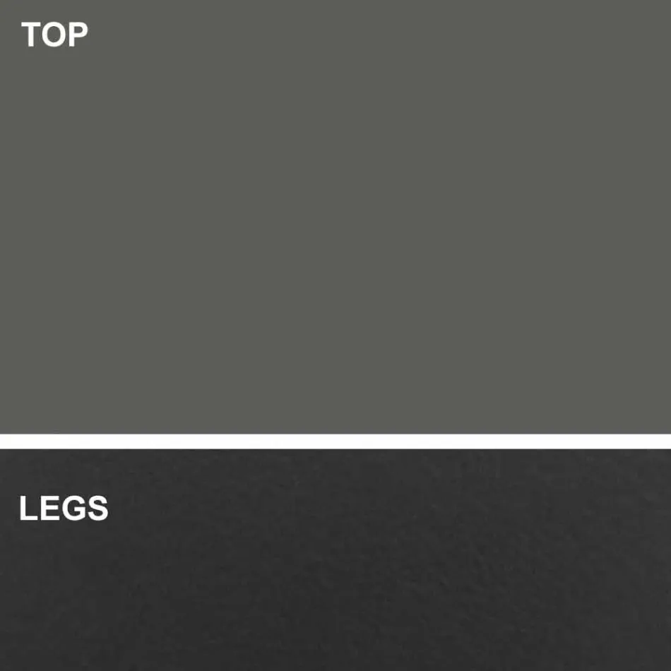 Table à manger de luxe Made in Italy en forme de tonneau en Fenix et acier - Settimmio Viadurini