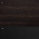 Table à manger en forme de tonneau en stratifié effet bois fabriquée en Italie - Cave Viadurini