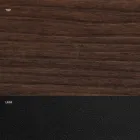 Table à manger en forme de tonneau en stratifié effet bois fabriquée en Italie - Cave Viadurini