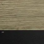 Table à manger en forme de tonneau en stratifié effet bois fabriquée en Italie - Cave Viadurini