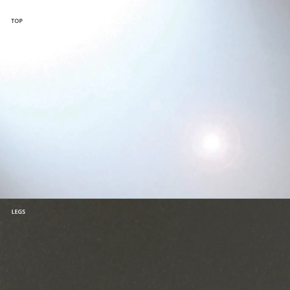 Table à manger en forme de tonneau en verre et acier fabriquée en Italie - Cave Viadurini