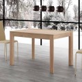 Table à manger extensible Fiumicino 130x80 ouverte 190 cm, design