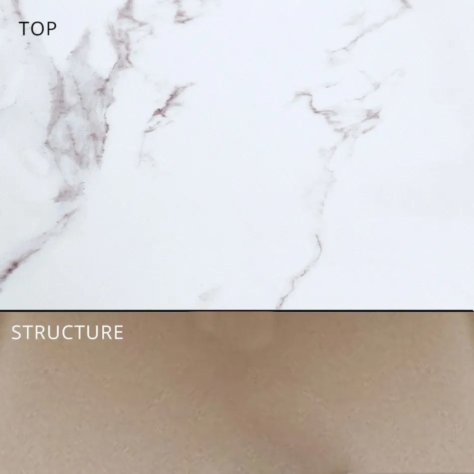 Table à manger d'extérieur extensible 318 cm en aluminium et grès - Filomena Viadurini