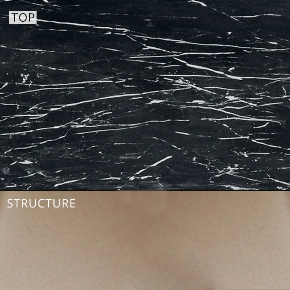 Table à manger d'extérieur extensible 318 cm en aluminium et grès - Filomena Viadurini