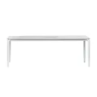 Table à manger d'extérieur extensible 318 cm en aluminium et grès - Filomena Viadurini